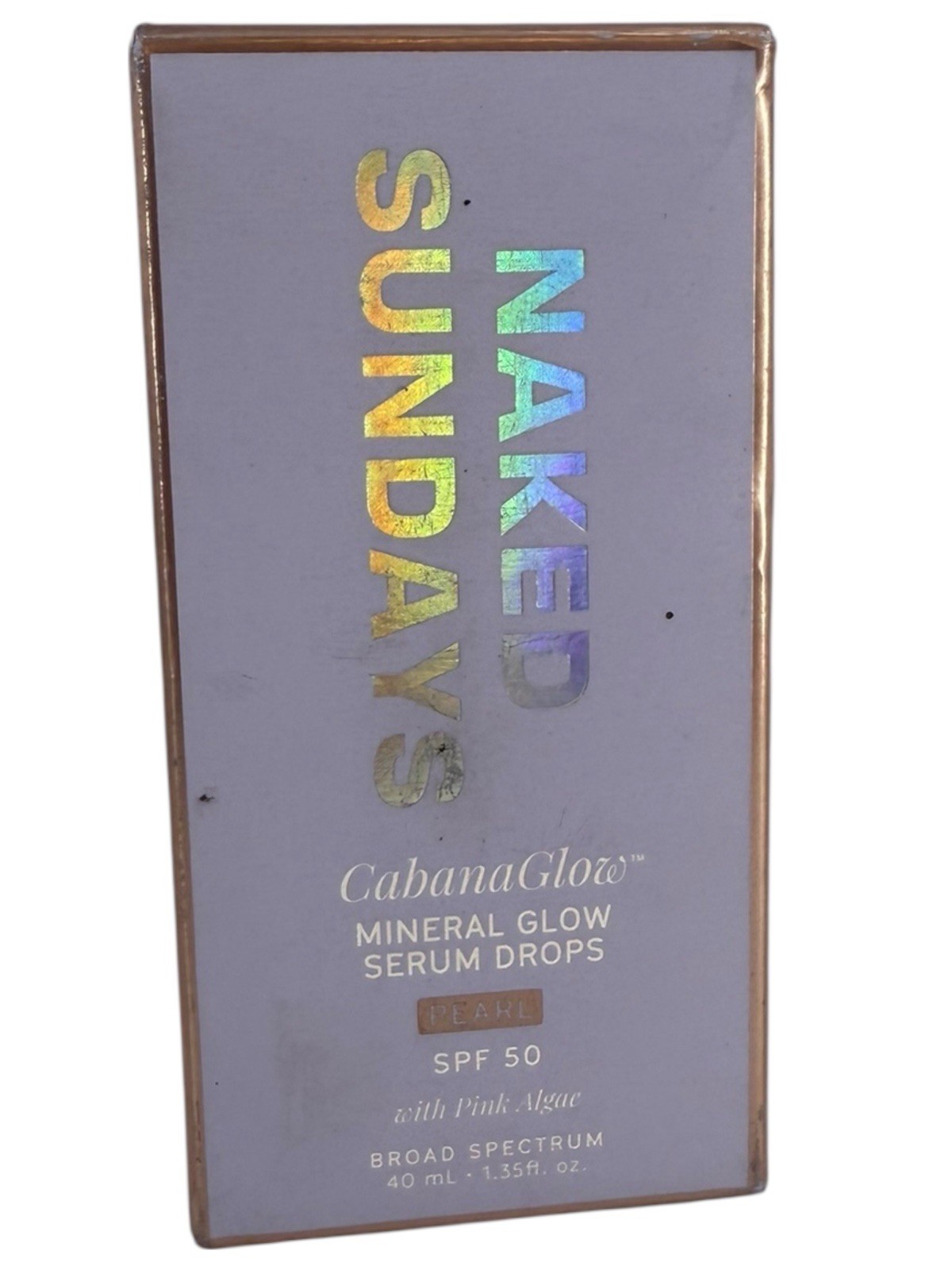 Naked Sunday Cabana Glow – Pearl SPF 50 Mineral Glow Serum Drops