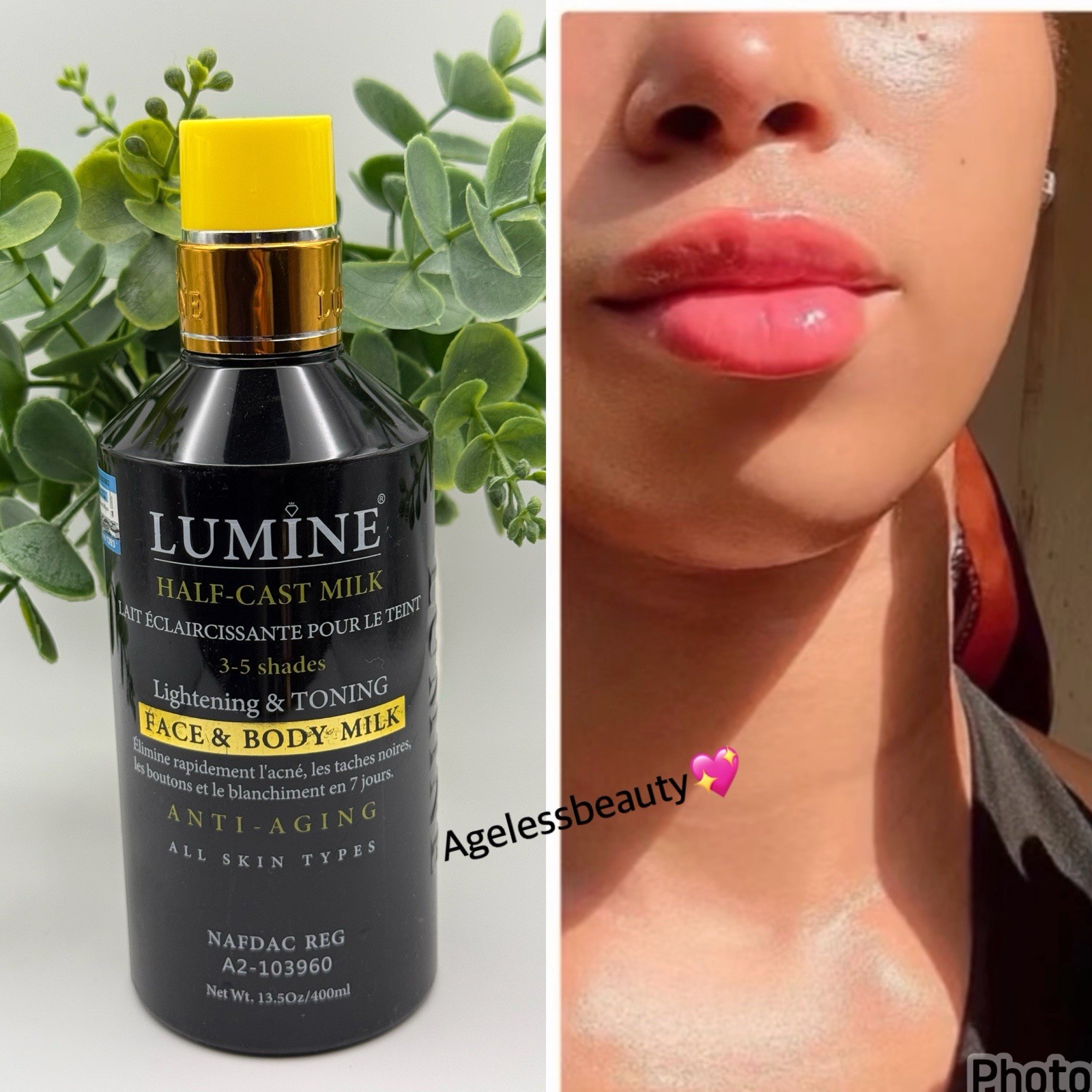 Lumine HC Lightening & Toning Face & Body Lotion 400ml 💯 Original