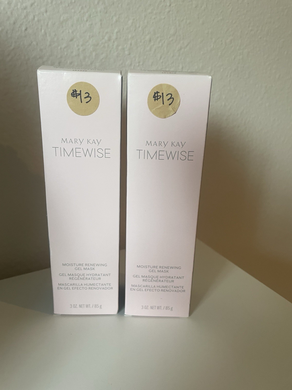 Lot of 2 MARY KAY TIMEWISE MOISTURE RENEWING GEL MASK 151329 DRY TO OILY SKIN