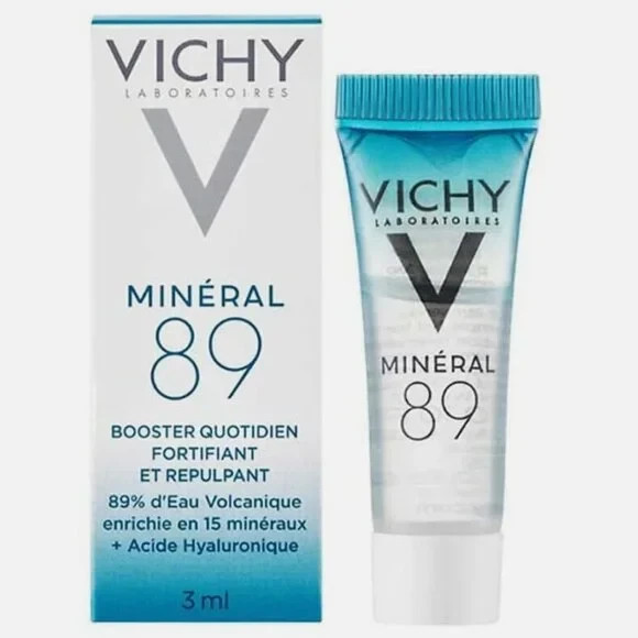 Vichy MINERAL 89 Skin Fortifying Daily Booster Mineralizing Water Acid 4mL New