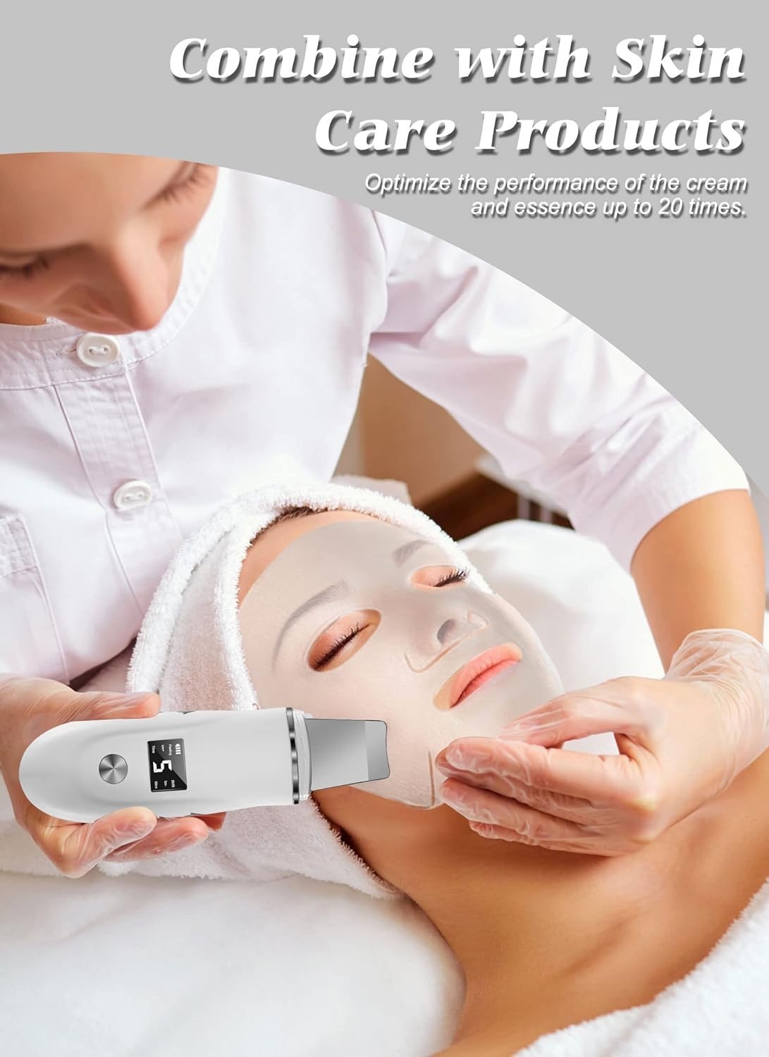 Gentle 4-in-1 Facial Skin Scrubber for All Skin Types – Spa Quality in Home