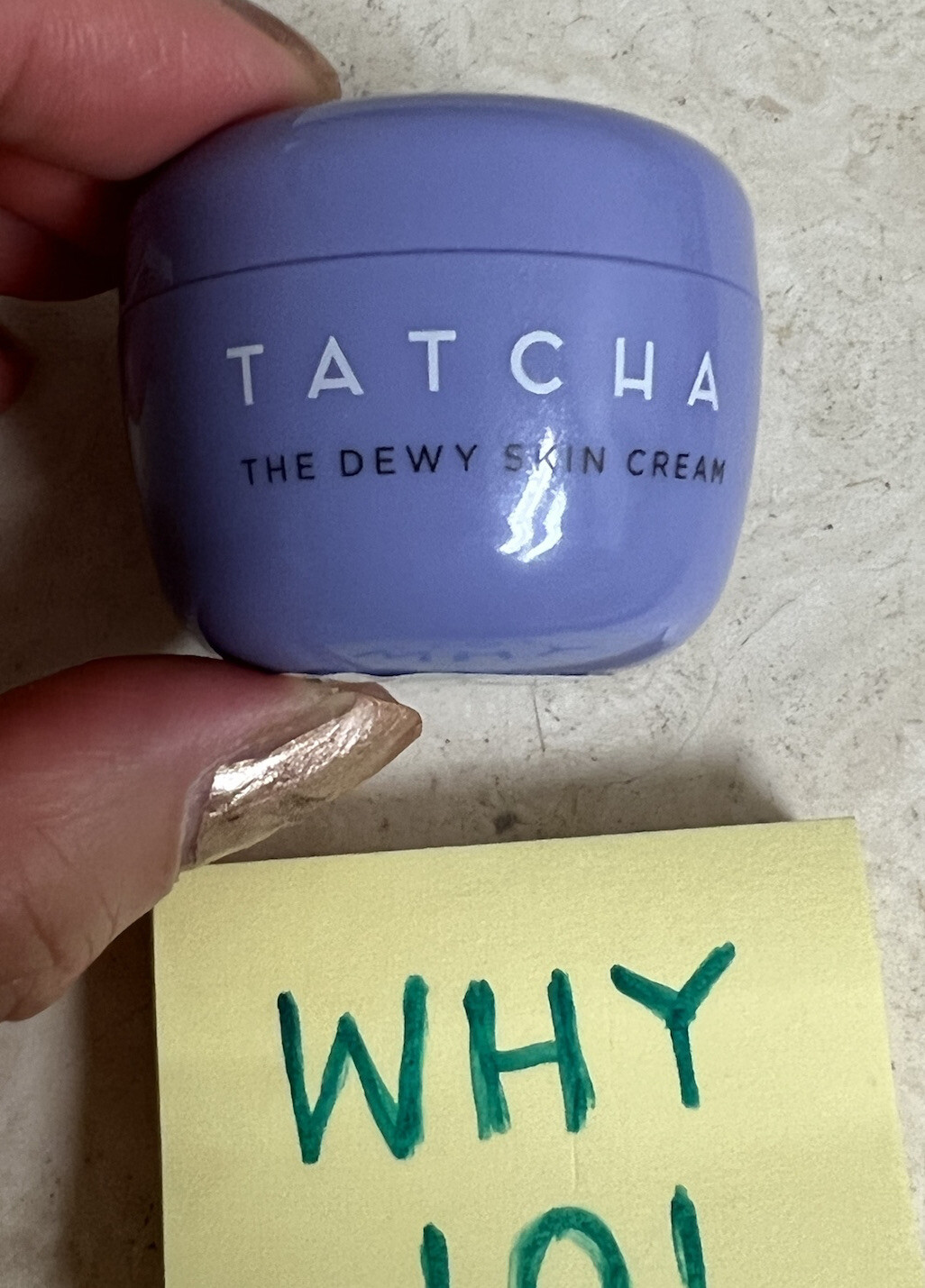 Tatcha The Dewy Skin Face Cream Purple Rice Moisturizer .34oz/10mL Travel SZ $20