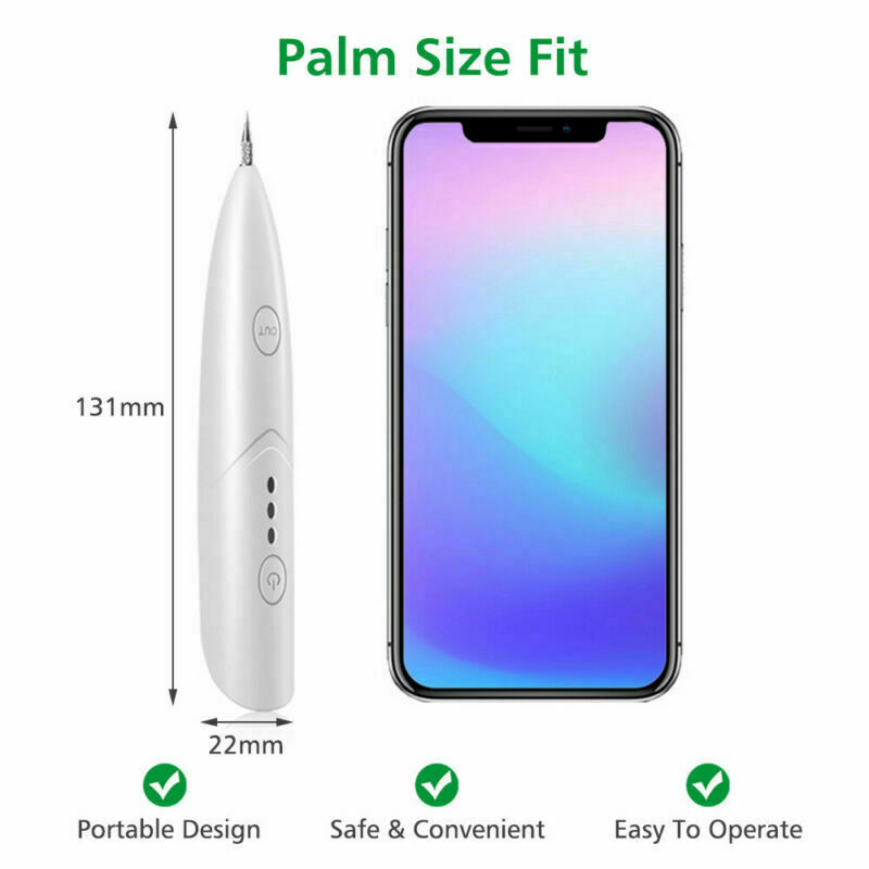 3 Levels Anti-Age Laser Plasma Pen Skin Wart Tattoo Mole Face Dark Spot Removal
