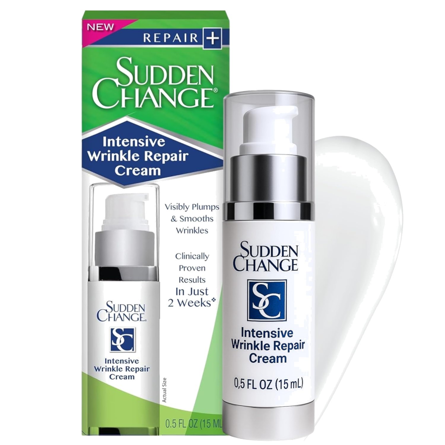 Intensive Wrinkle Repair Cream 0.5oz for Mature Skin