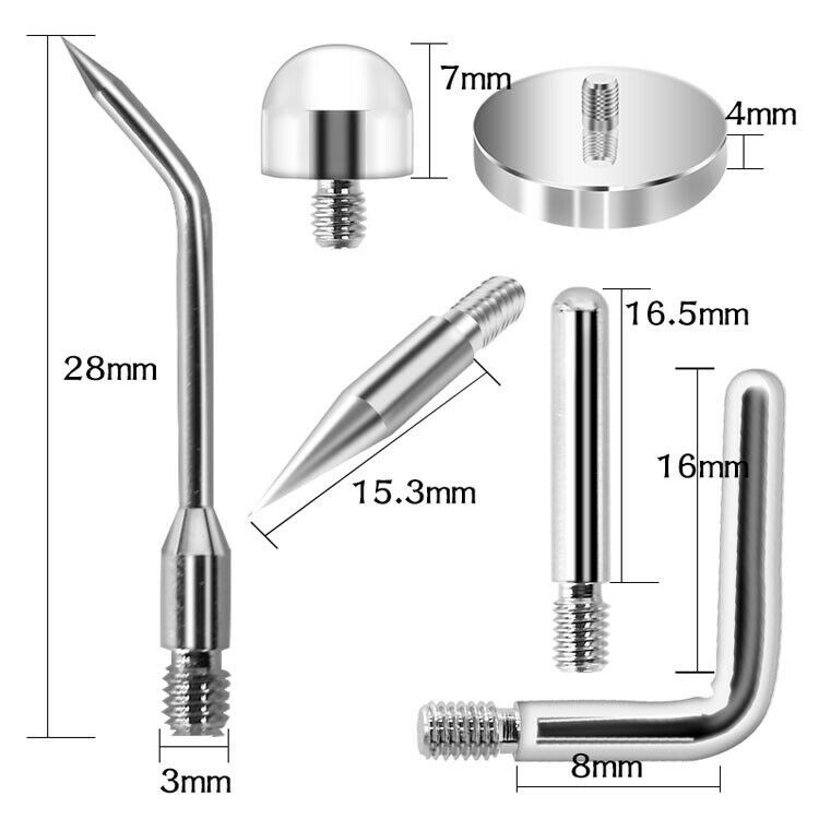 6Pcs/Set Replace Accessory for Mole Removal Plasma Pen Freckle Dark Spot Remover