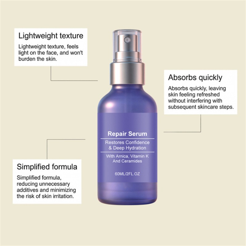 5 PCS Reunoa Repair Serum Ceramide Serum With Ceramides, Vitamin K, And Arnica