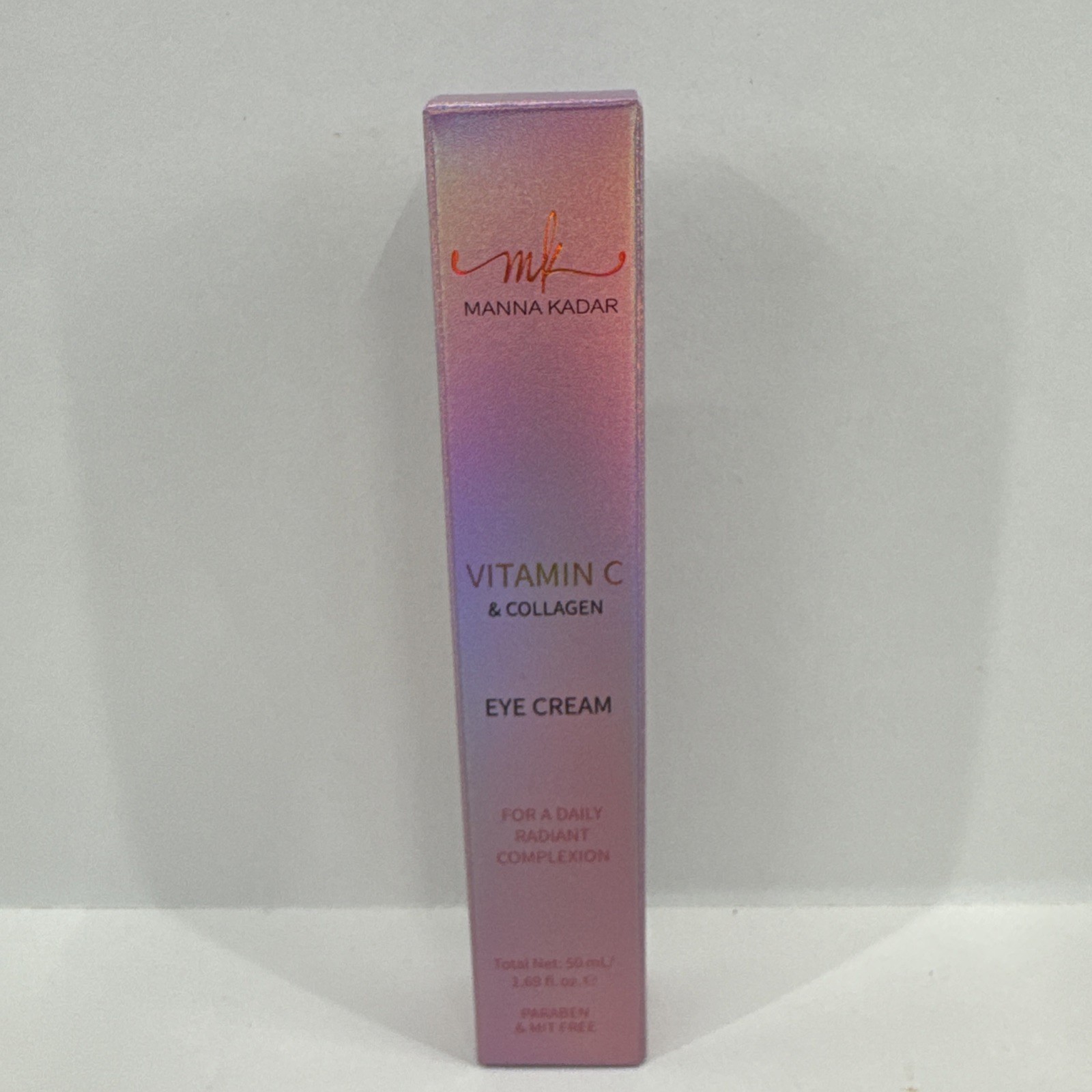 NEW Manna Kadar Vitamin C & Collagen Eye Cream 50ml Hydrating Brightening