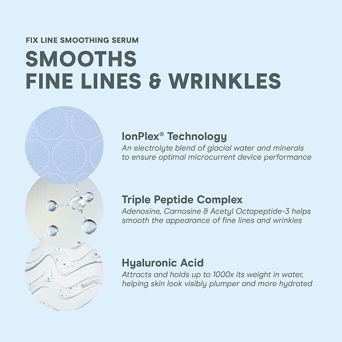 NuFACE Fix Line Smoothing Serum One Size New Womens Beauty