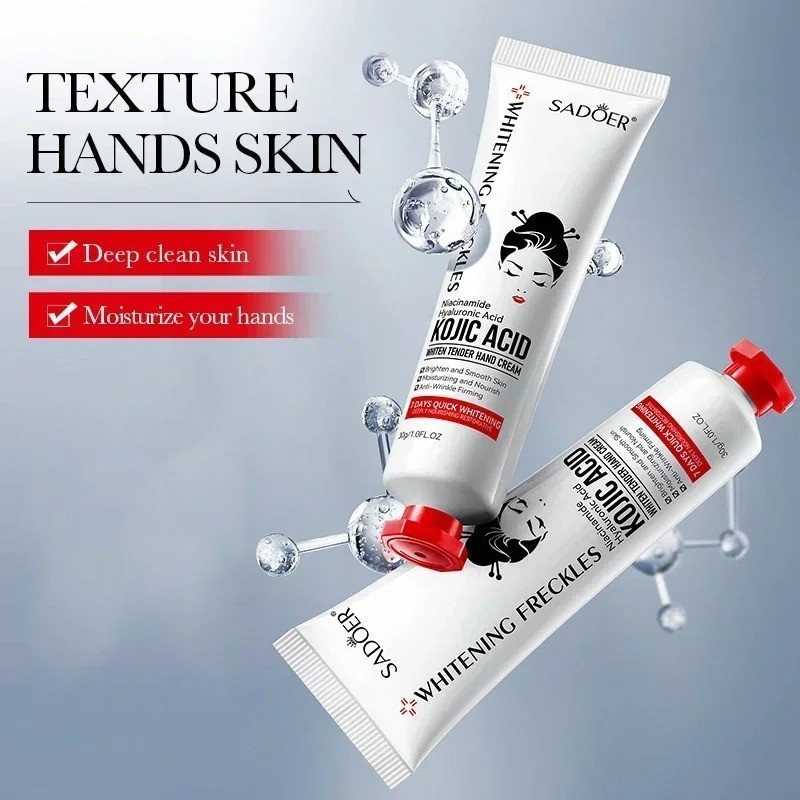 SADOER Kojic Acid Hand Cream Moisturizing Brightening Skin Care