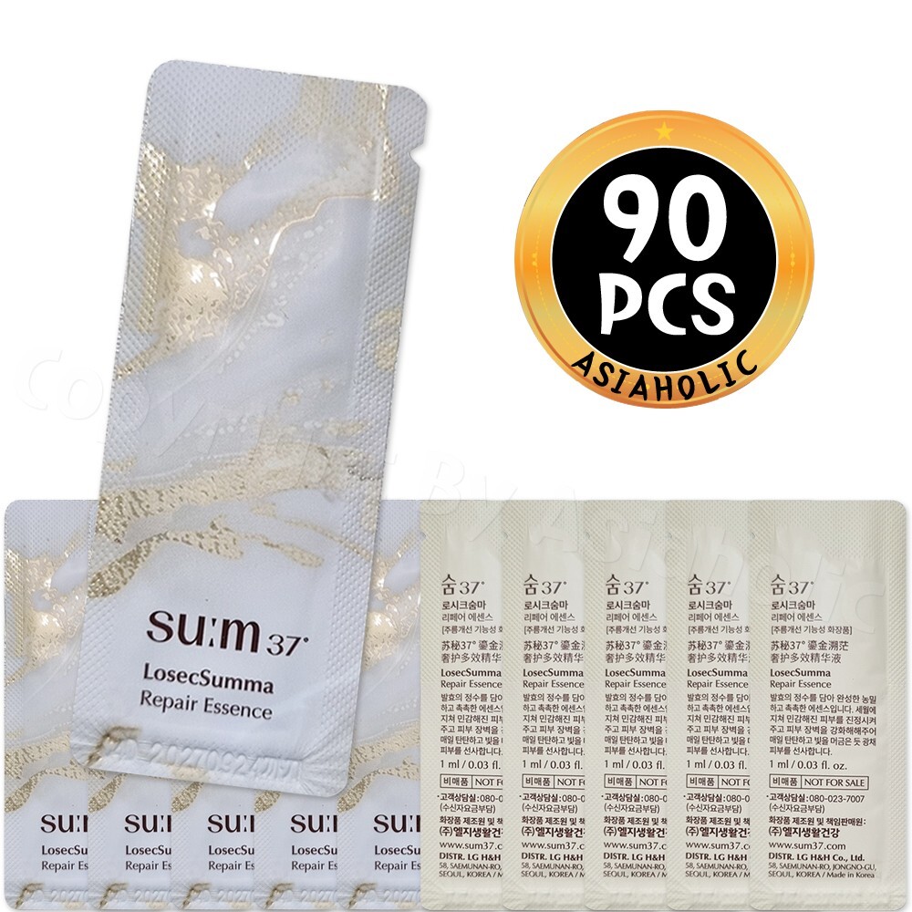 SU:M37 LosecSumma Repair Essence 1ml x 90pcs (90ml) Sample Sum37 Newest Version