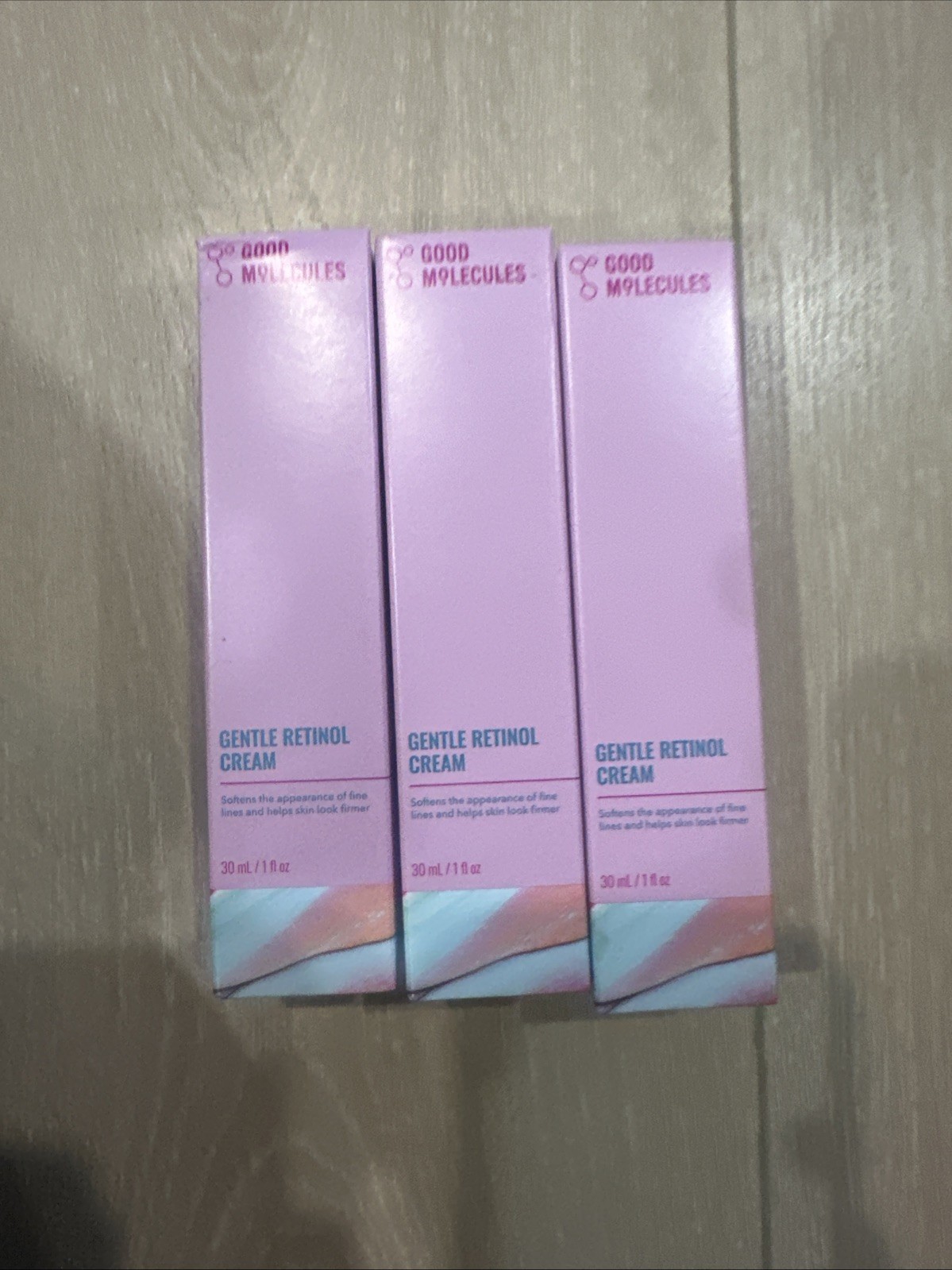 3x Good Molecules Gentle Retinol Cream For All Skin Types 1 oz New