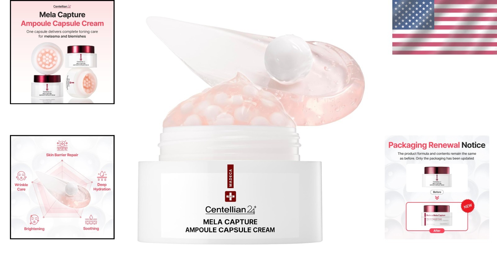 Korean Face Cream with TECA & Niacinamide