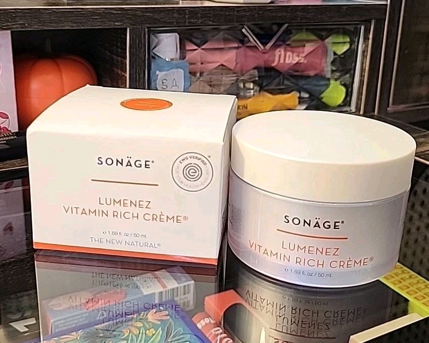 Sonage – Lumenez Vitamin Rich Creme – NEW in Box – Full Size 1.69 Fl Oz/ 50ml