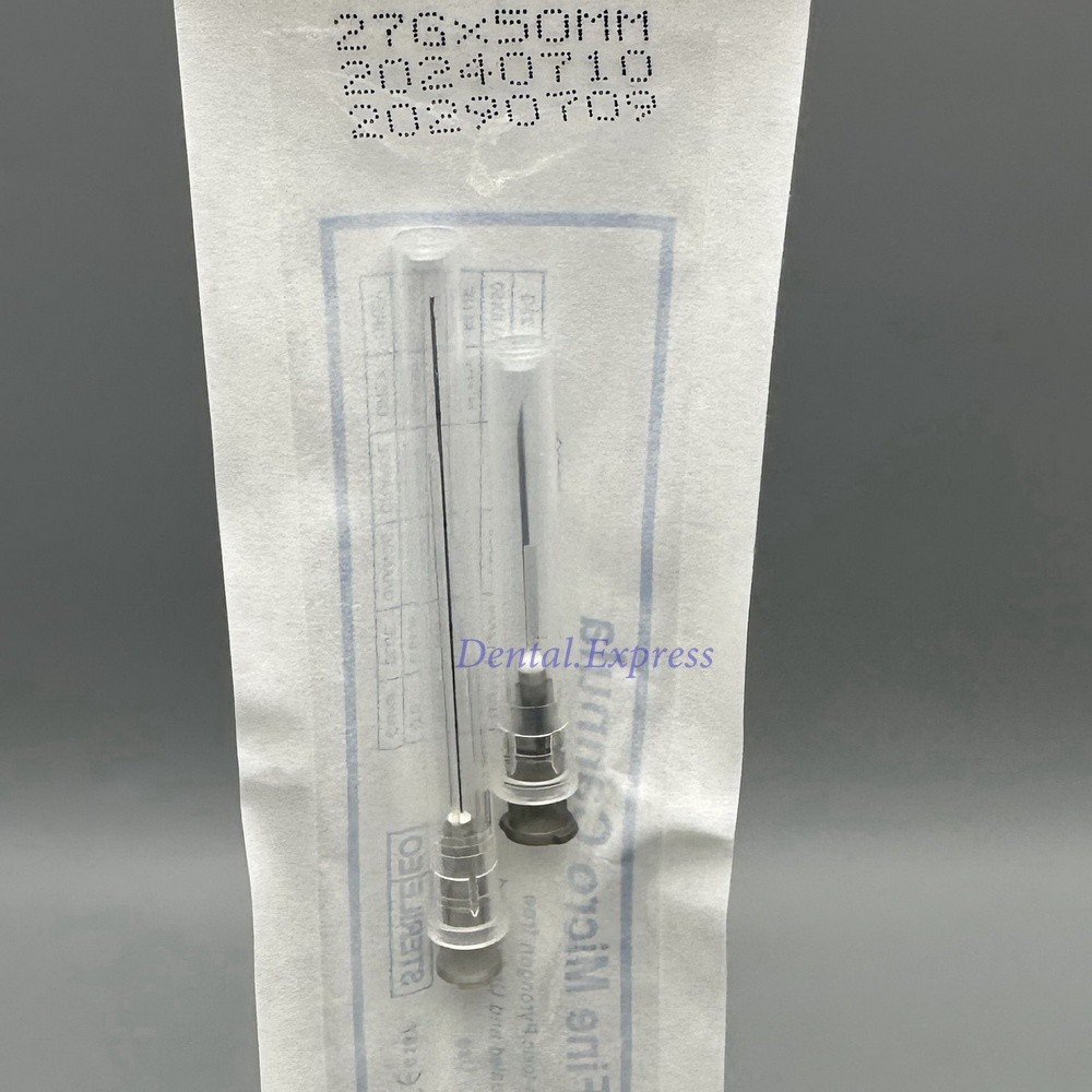 50Pcs Flexible Micro Cannula 18g/22g/23g/25g/27g/30g 38/50/70/100mm Blunt Filler