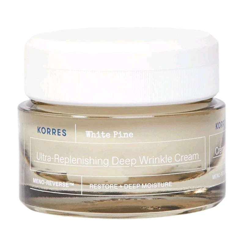 Korres White Pine Meno-Reverse Deep Wrinkle Cream 1.35 fl oz 40 ml Sealed