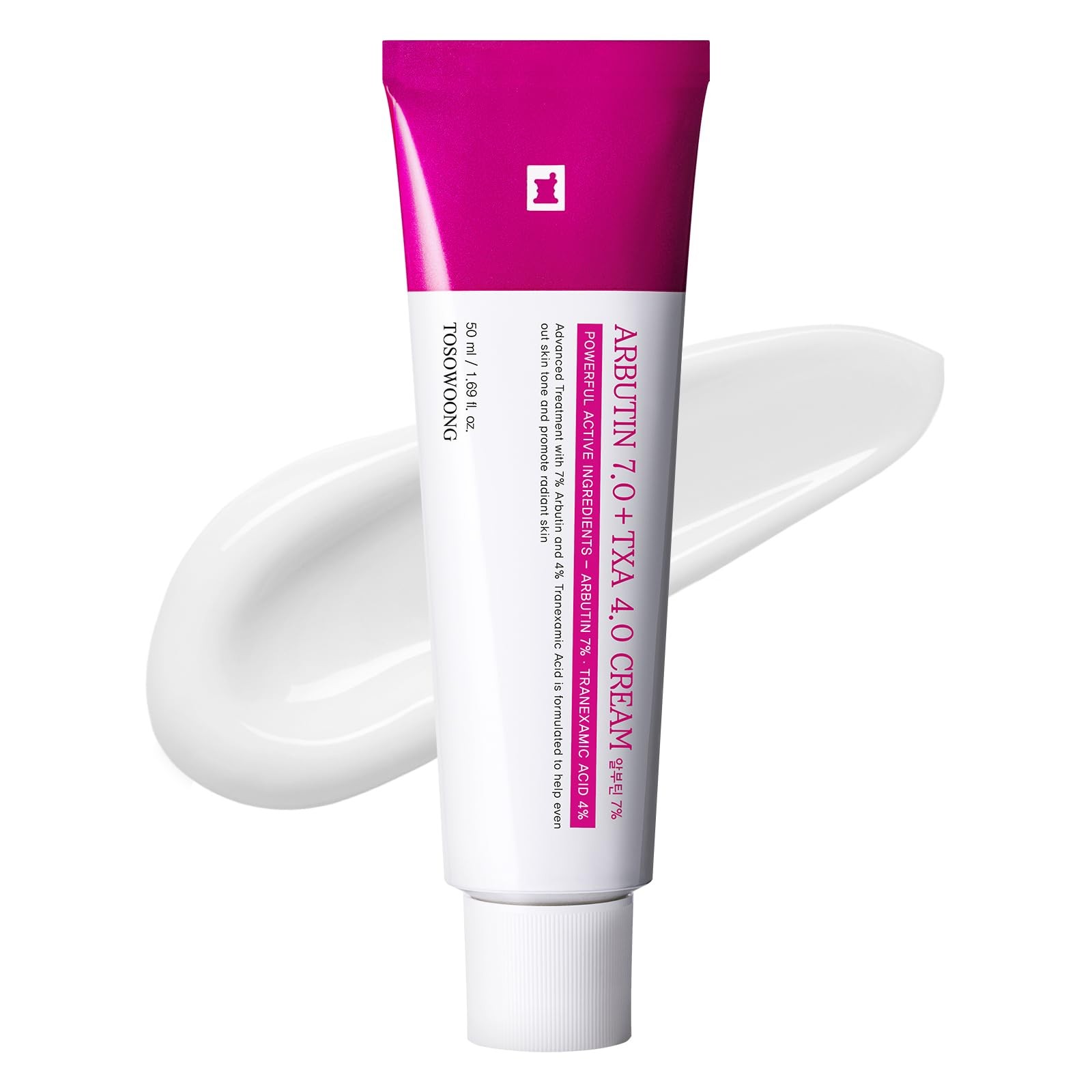 TOSOWOONG Arbutin 7% + Tranexamic Acid 4% Cream, 70,000ppm Arbutin, 40,000ppm…