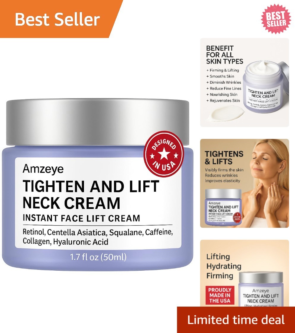 Firming Neck and Face Cream, 1.7 fl oz, Natural Ingredients, Formula