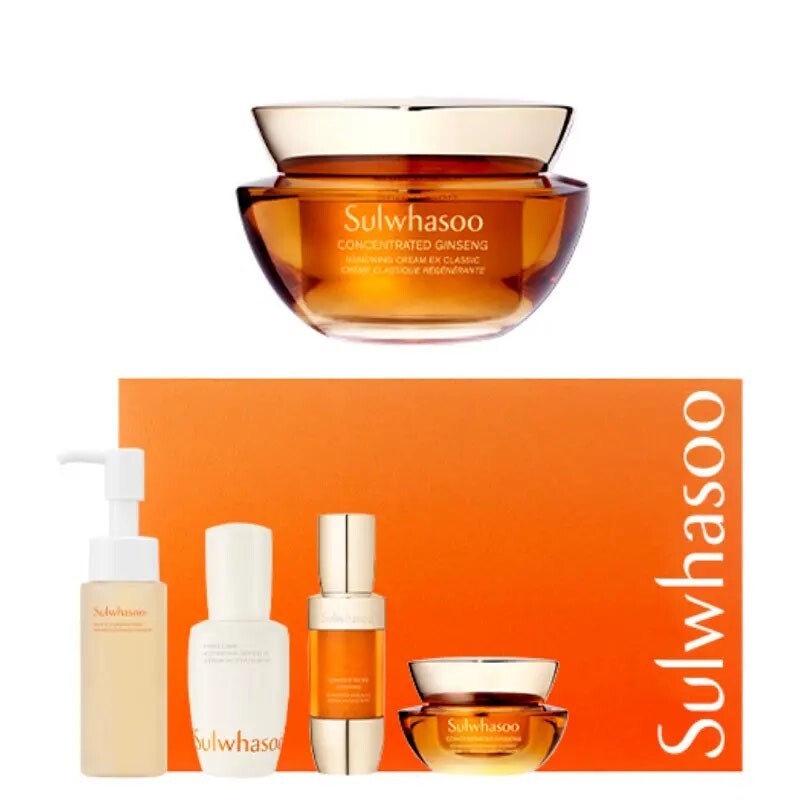[Sulwhasoo]Concentrated Ginseng Renewing Cream Rich 60ml Special Set, K-beauty