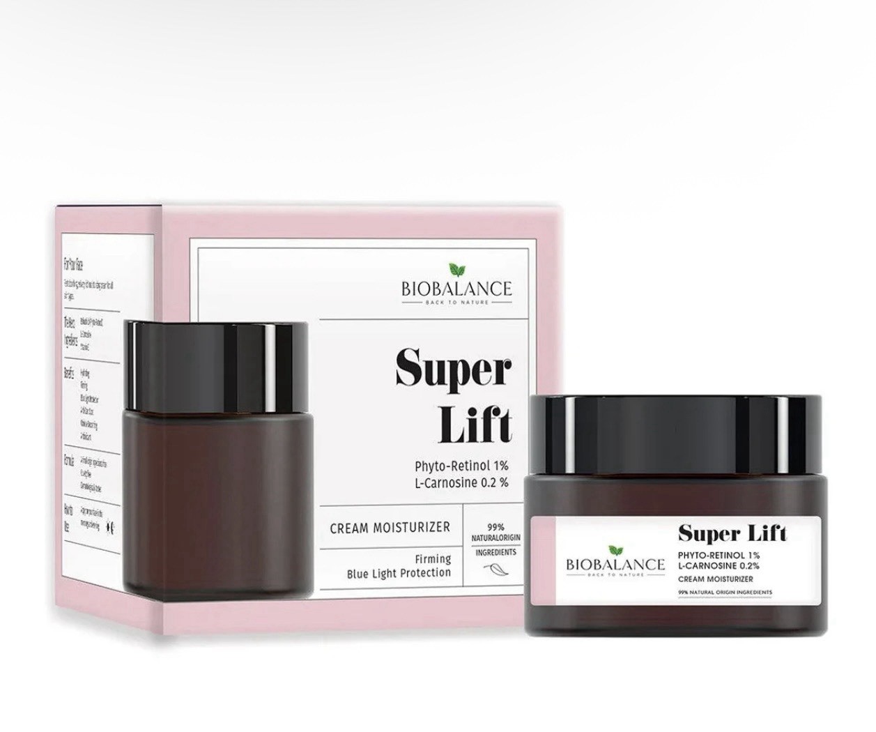 SUPER LIFT Moisturizer Cream 50 ml Phyto-Retinol 1% Bakuchiol + L-Carnosine 0.2%