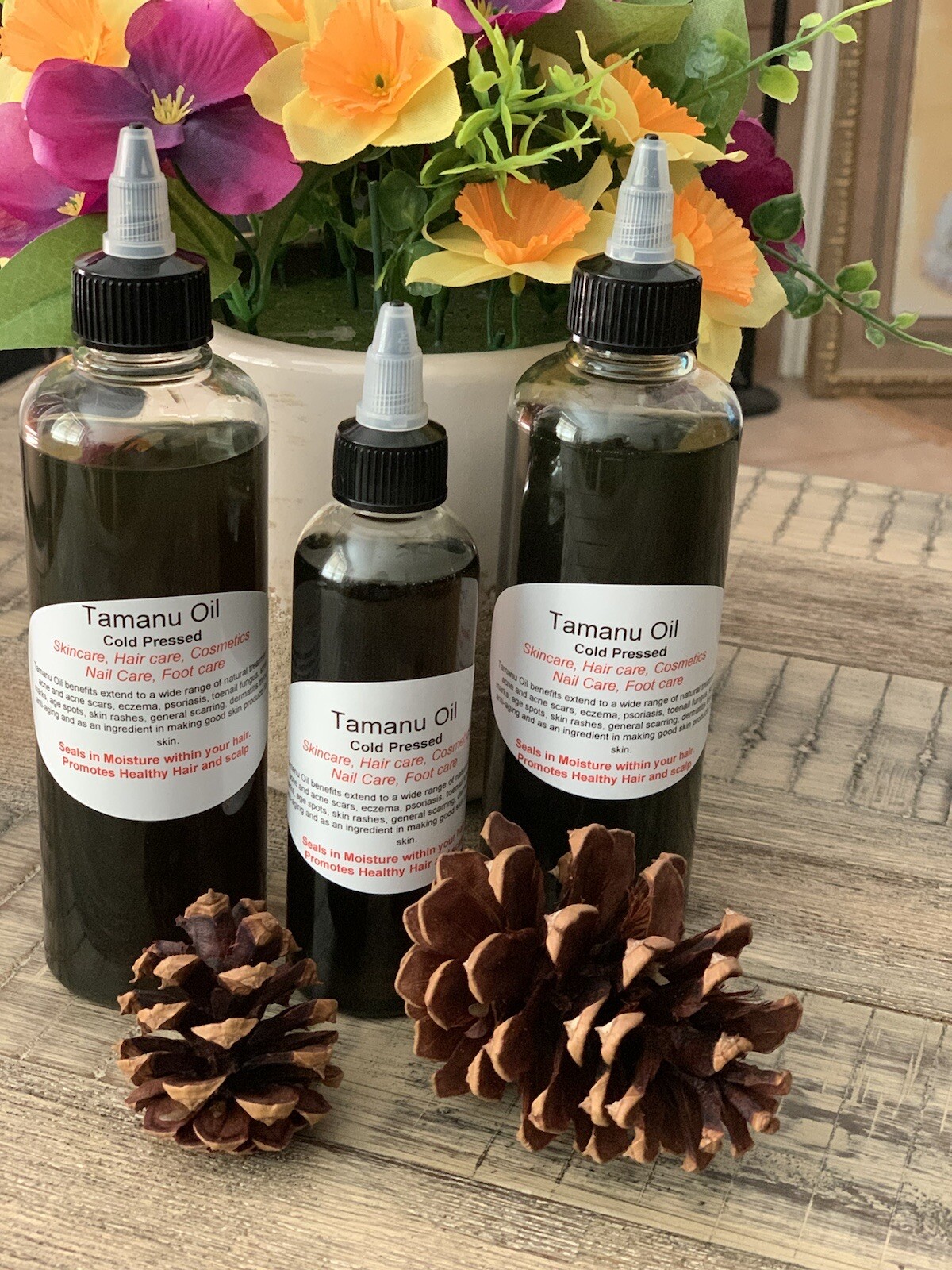 Tamanu Oil, Organic 16oz Cold pressed From India…Psoriasis and eczema 