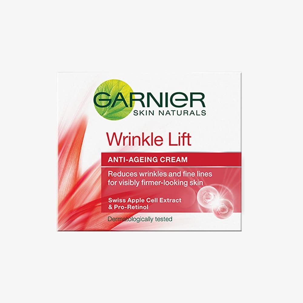 Garnier Skin Naturals AntyAgeing Cream Moisturizing & Smoothing Wrinkle Lift 40g