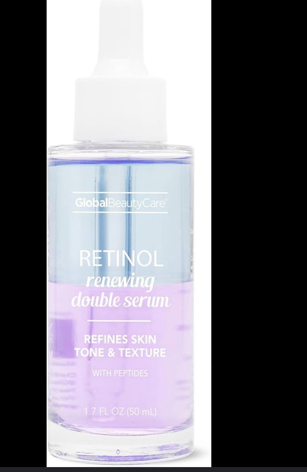 Global Beauty Care Retinol + Peptides Renewing Face Serum 1.7 fl oz (50 mL) 2pcs