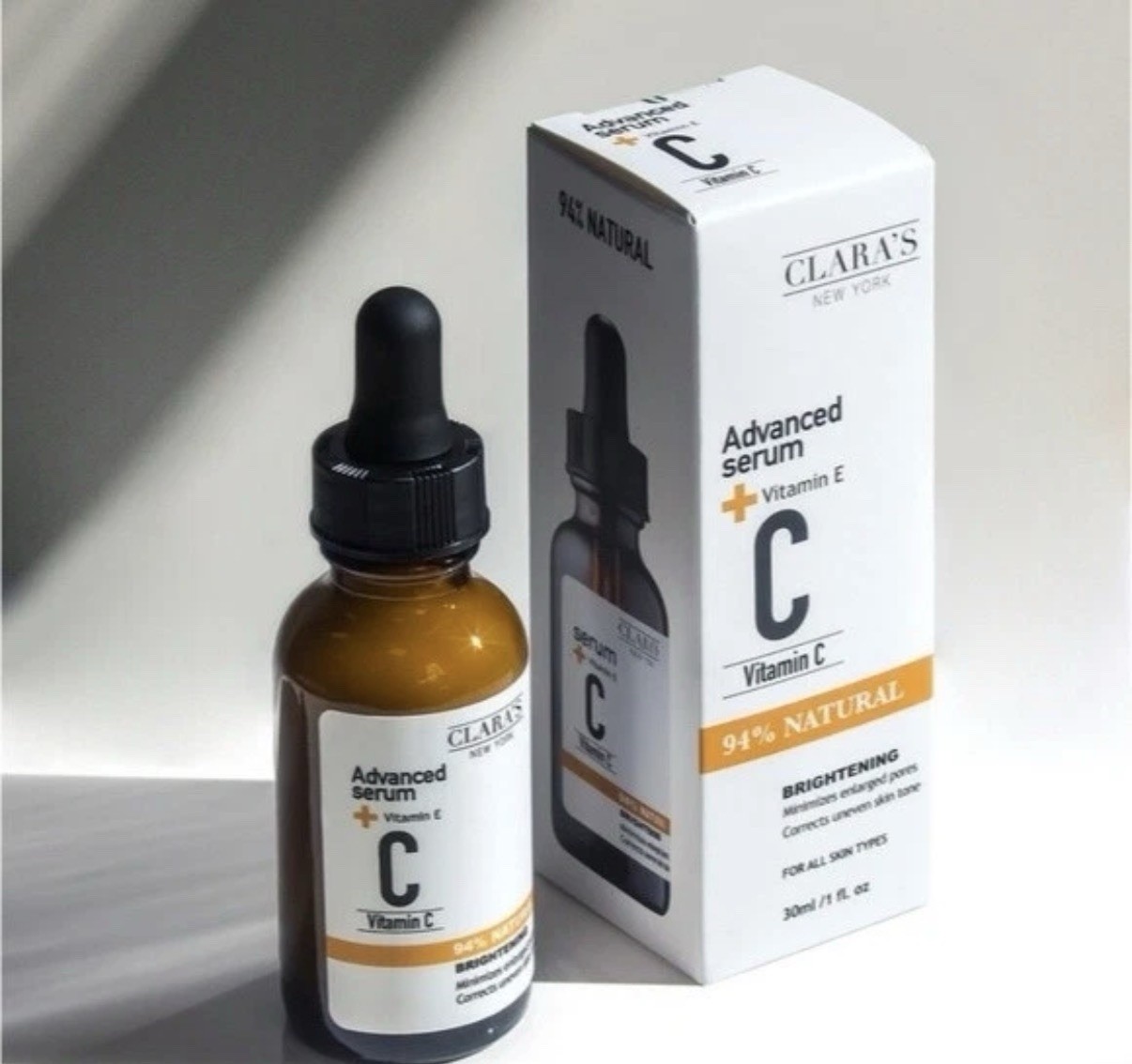 CLARA’S NEW YORK Brightening Vitamin C Facial Serum 30ml