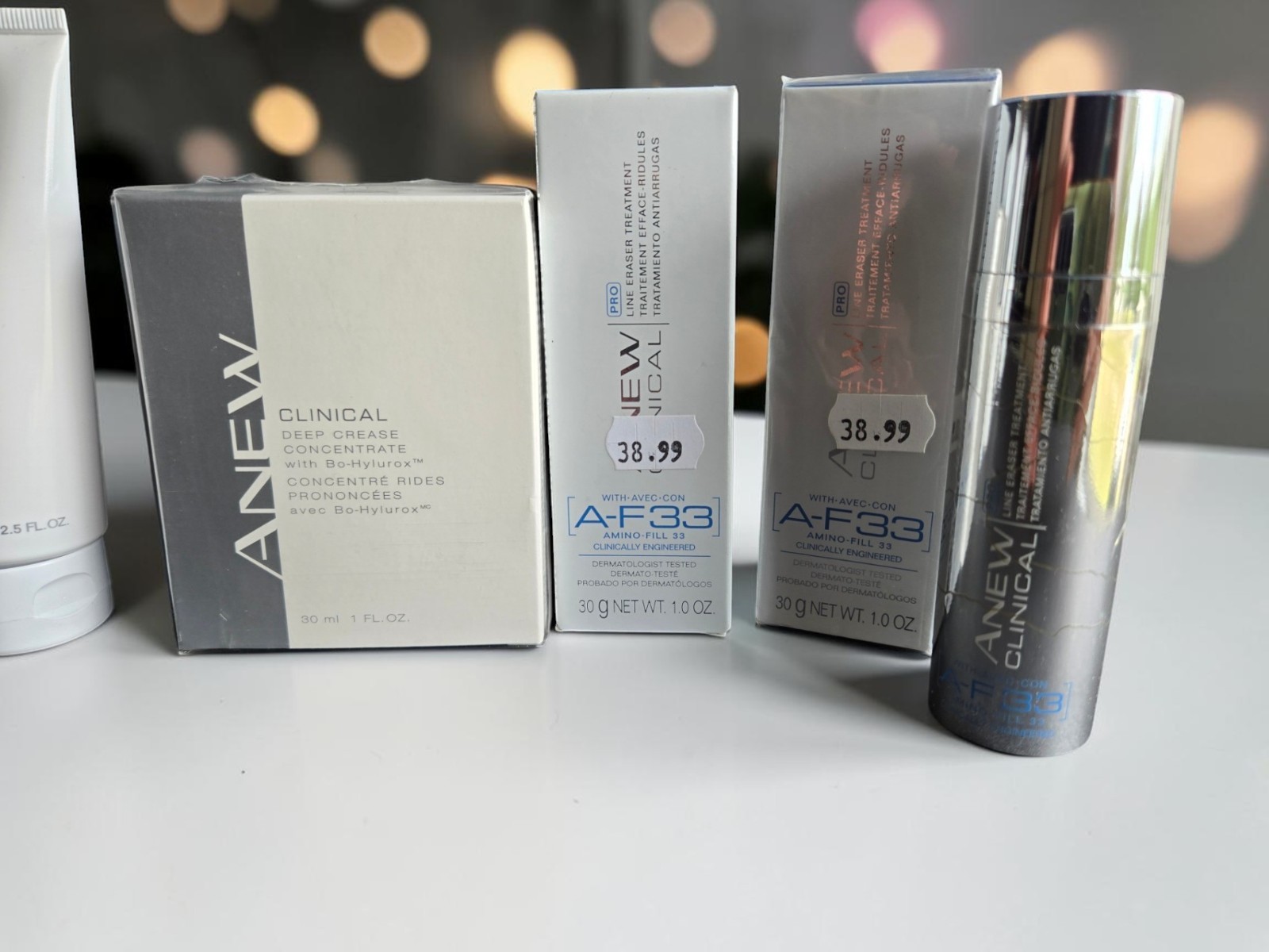 8 pc NEW – Avon ANEW Clinical Facial Skin Care Mixed Lot See Description NOS