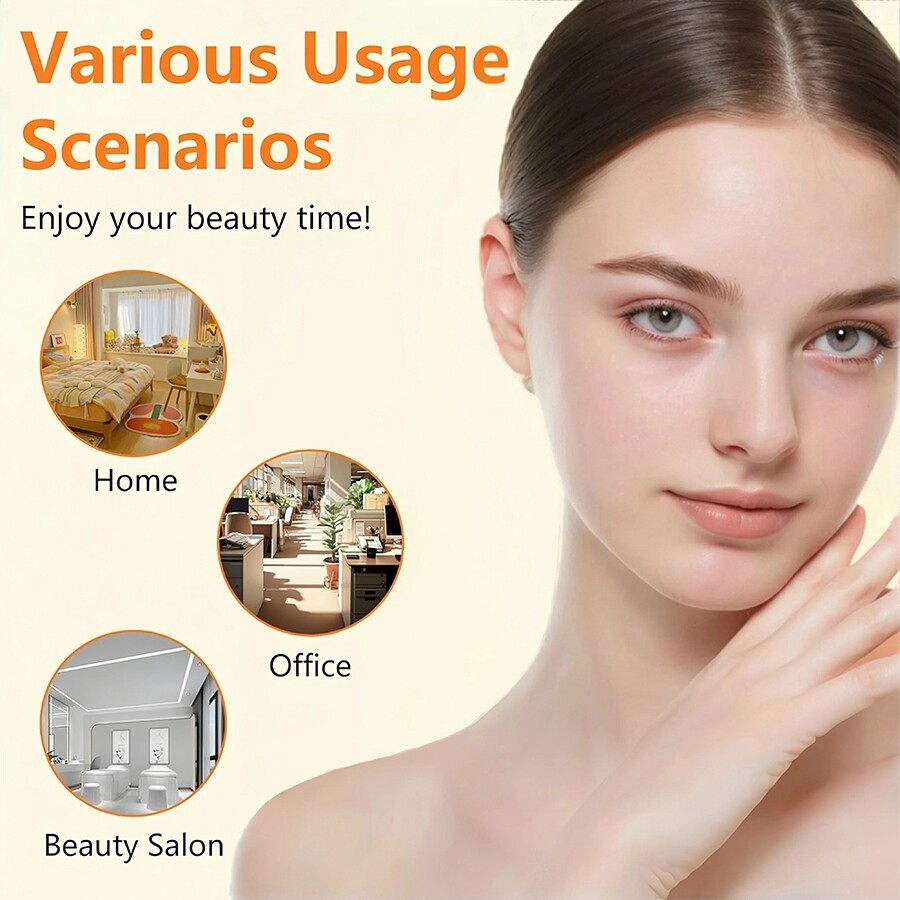High Frequency Skin Therapy Wand 4PC Neon ARgon Facial Device Skin Care