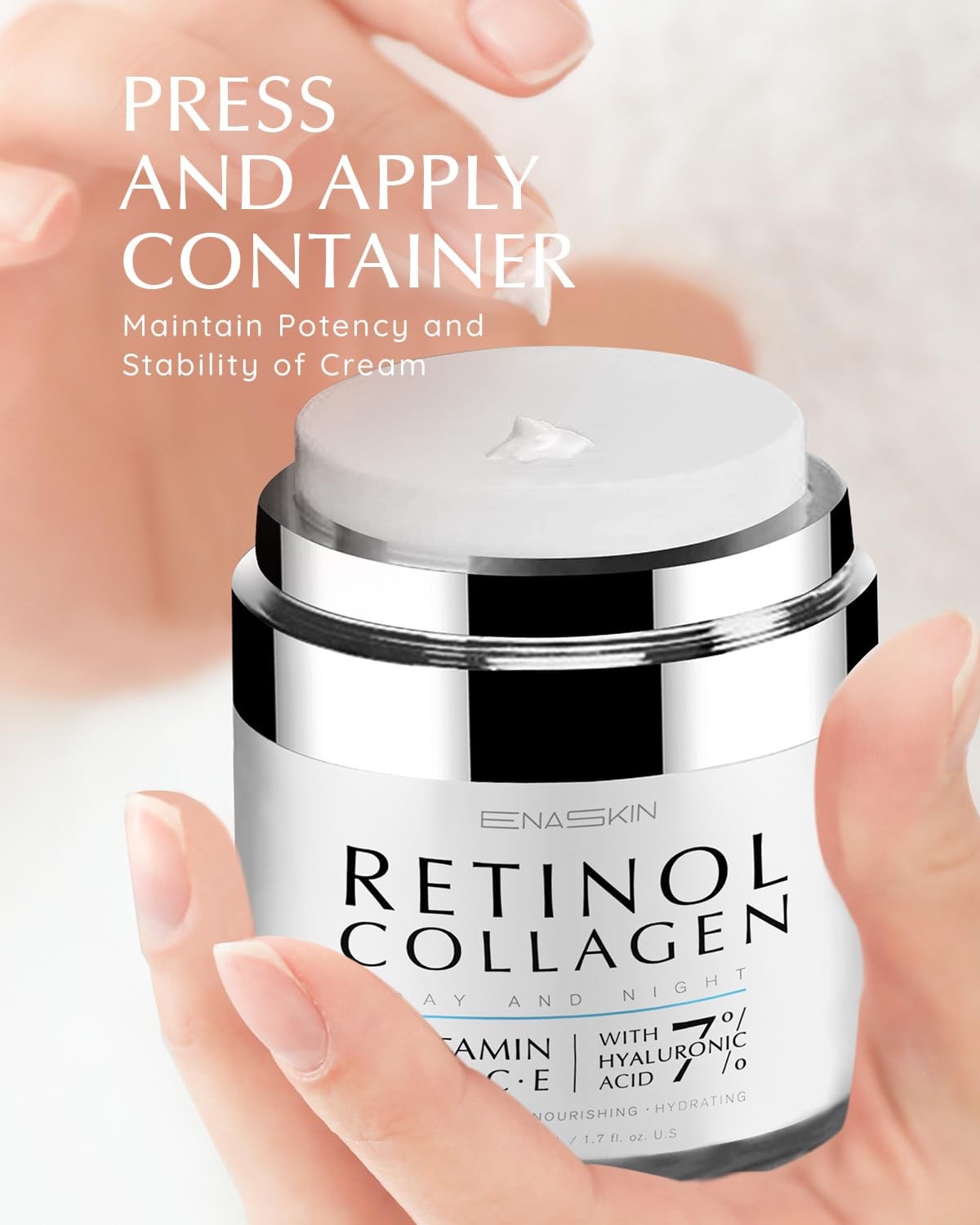 Anti-Aging Retinol Cream for Wrinkles & Firming Skin – Day & Night Use