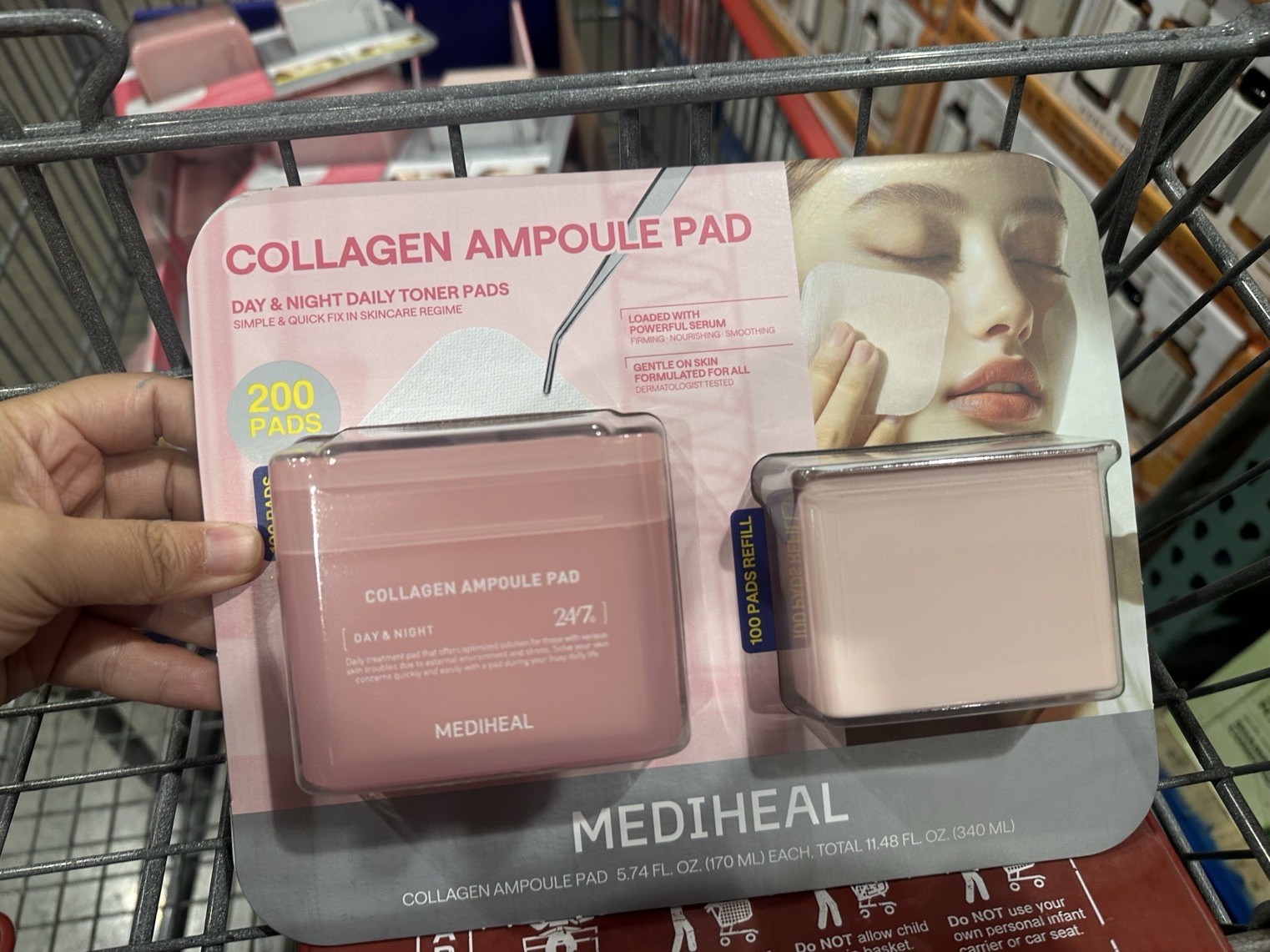 NEW MEDIHEAL Collagen Ampoule Pad 100 + 100-count refill Set Total 200