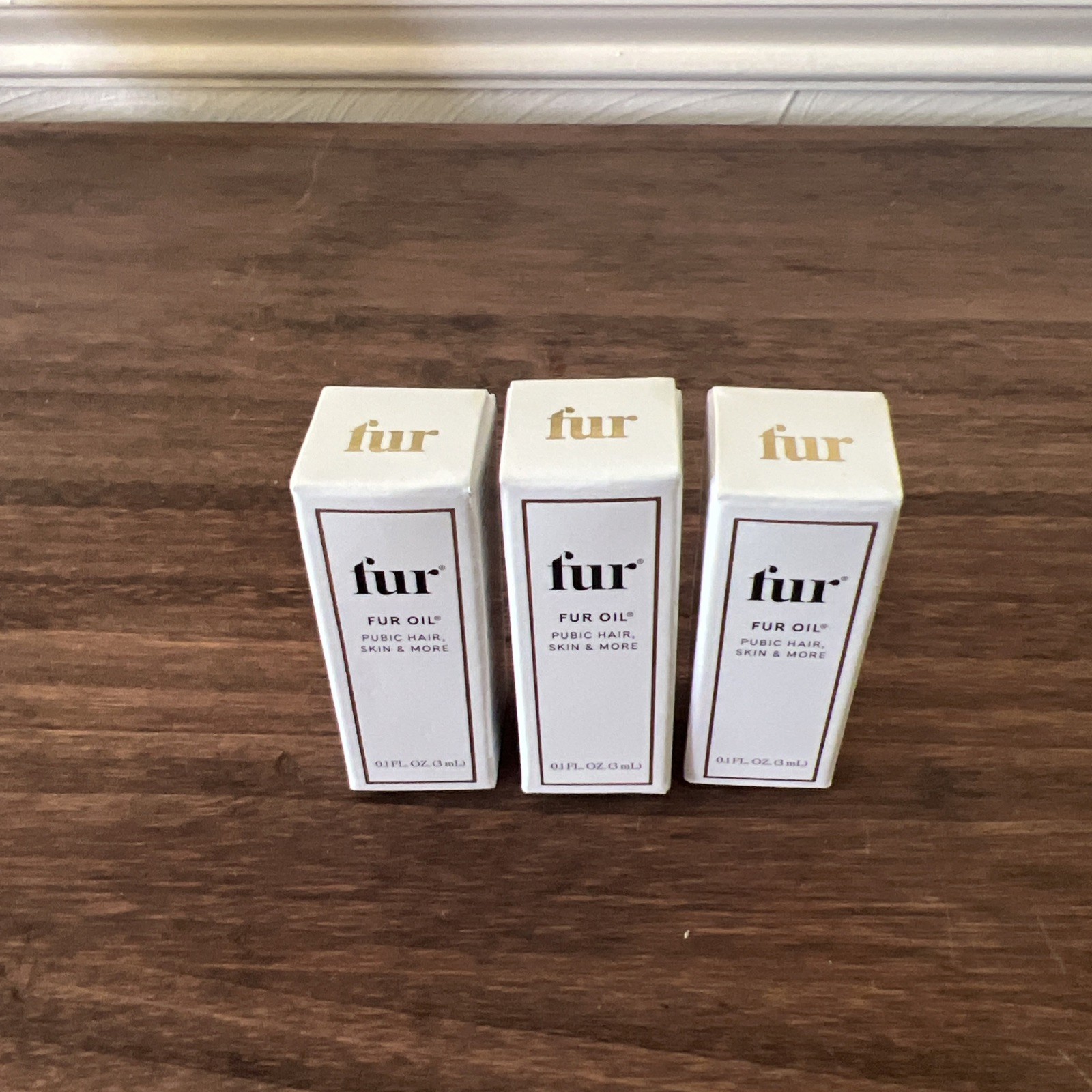 Fur – 3x Fur Oil Pubic Hair, Beards, Skin & More .1 fl Oz 3 ml Sample Size NIB