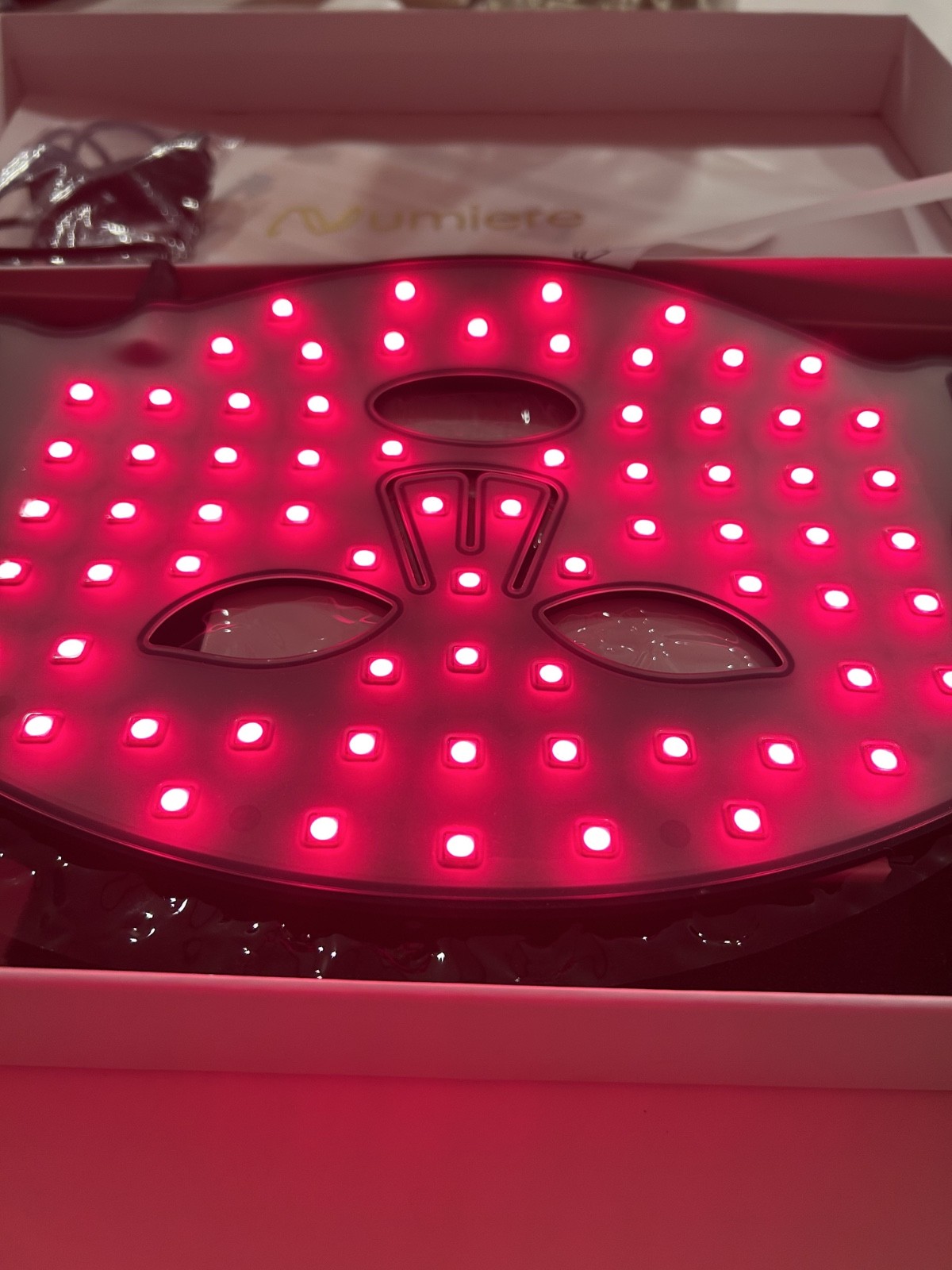 Numiere Time Keeper LED Face Mask Blue/Red/ NIR Light Therapy New Open Box