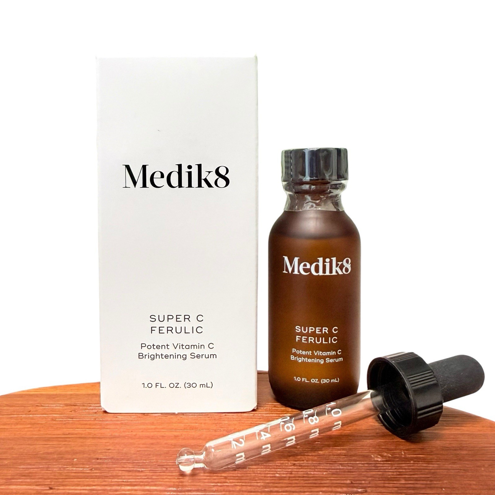 Medik8 Super C Ferulic Vitamin C Brightening Serum 1 fl oz 30 mL Full Size NIB