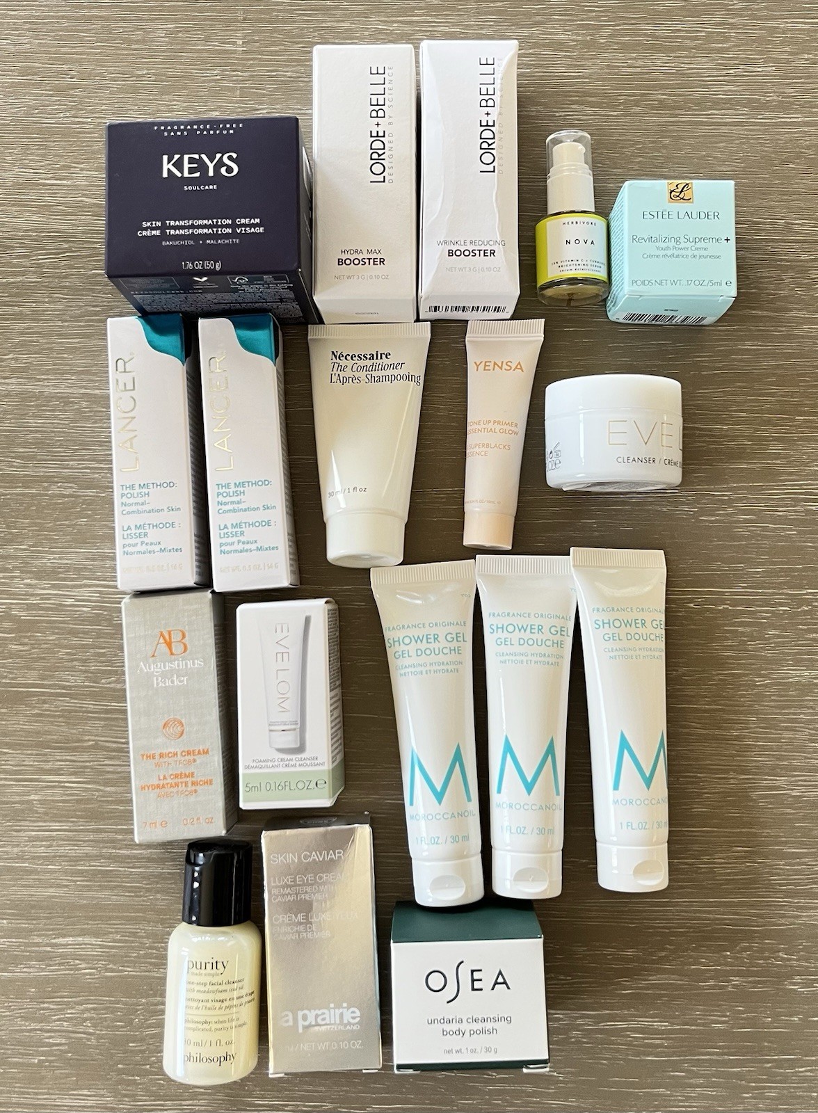 Beauty BUNDLE LOT ASSORTED Skin Care and Hair Products, Travel Size