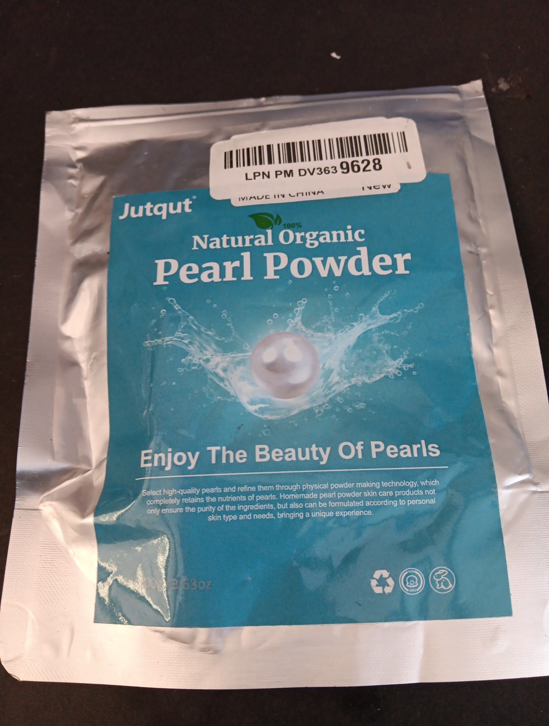 100gr 100% Natural Ingredients Organic Freshwater Pure Pearl Powder Non-Gmo USA