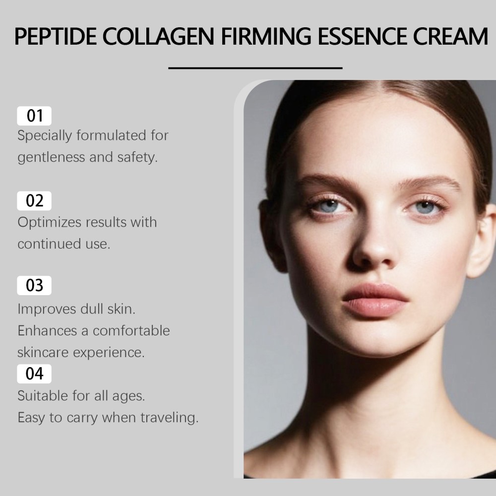 12PCS Polypeptide Collagen Elastic Essence Cream Anti-Wrinkle Micro-Molecular