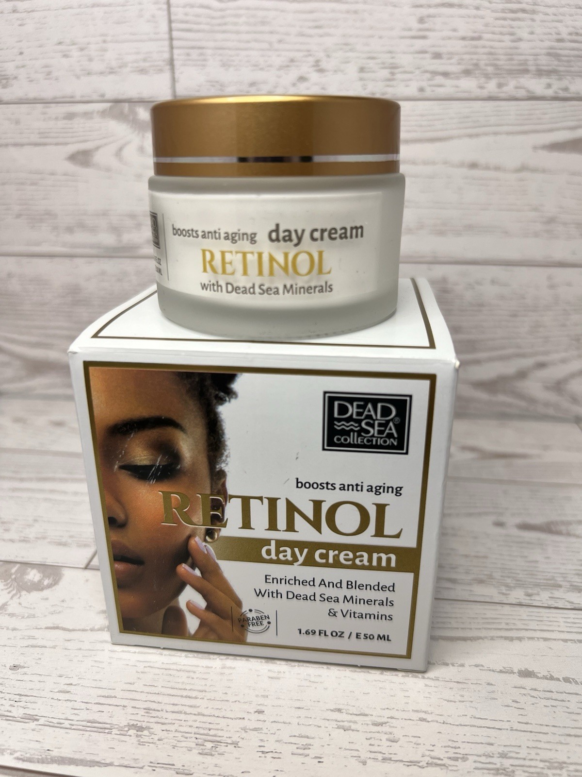 Dead Sea Collection Retinol Day Cream 1.69oz Anti Aging Firming Smooth Skin