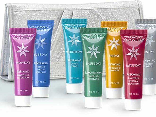 7 Days Of Wonder Skincare Anti-Aging Regimen Rotation skin Therapy 4month#B6637