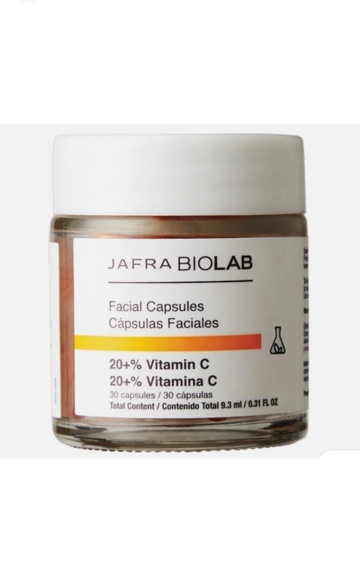 Jafra Biolab Facial Capsules 20%+ Vitamin C ~30 Day Supply~ New in Box