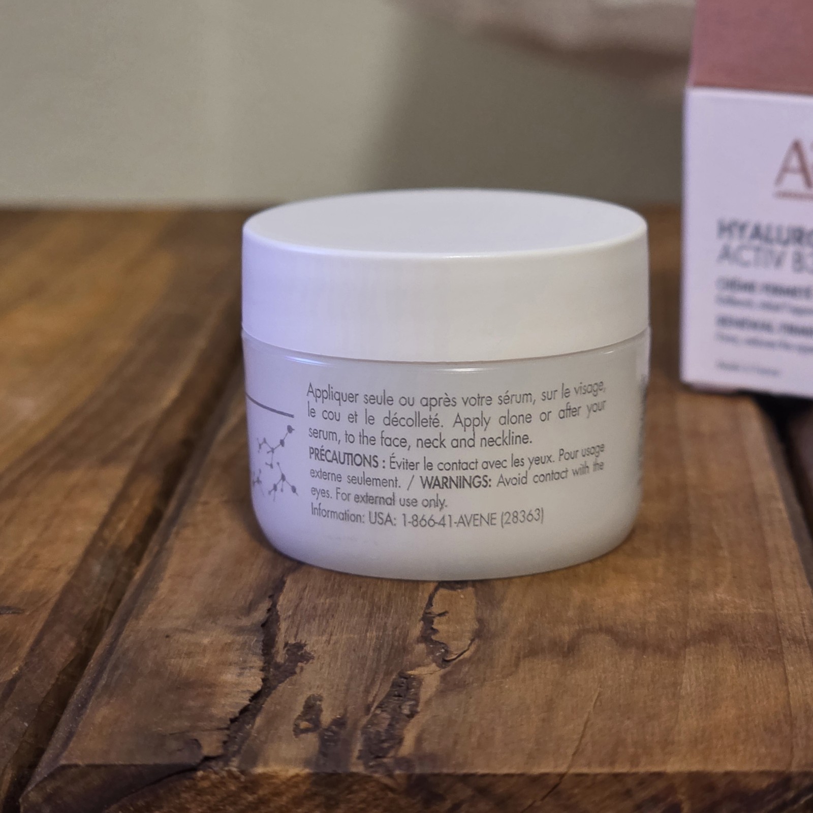 Avene NIB Hyaluronic Activ B3 Renewal Firming Cream France Sample Travel Size