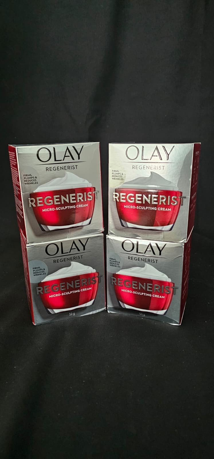 Olay Regenerist Micro-Sculpting Cream Anti Aging Moisturizer 1.7oz (50g) 4 PACK