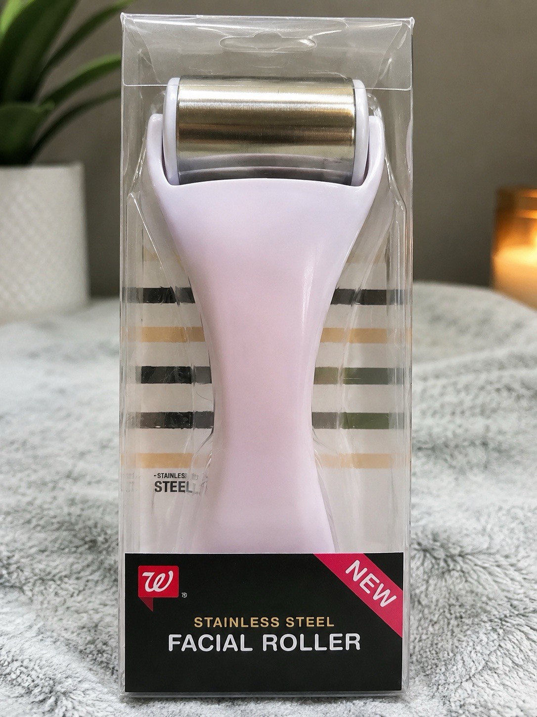 Lot Of 3 NIB Walgreens Beauty Stainless Steel Facial Rollers.
