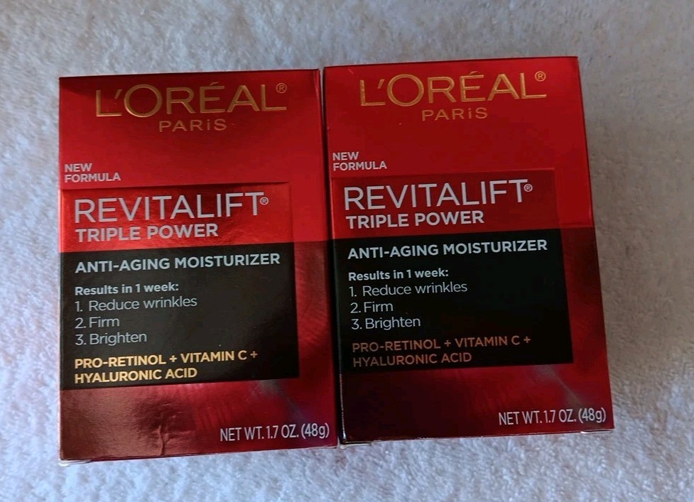 L’Oreal Revitalift Moisturizer Triple Power Anti-Aging Face Cream 1.7 oz (YY10)