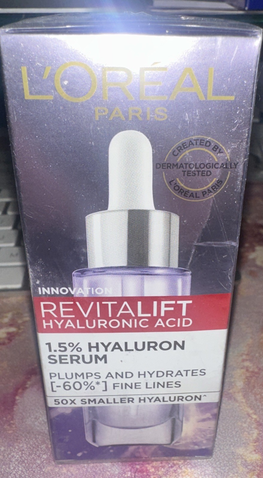 L’OREAL Paris Revitalift 1.5% Pure HYALURONIC ACID SERUM Derm Intensives 1 fl oz