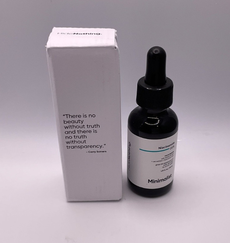 Minimalist 5% Niacinamide Face Serum Bifida Ferment Oat Extract | 30 ml ~ New