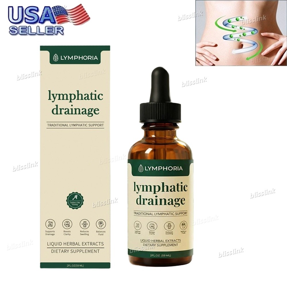 New Lymphoria – Lymphatic Drainage Bloat Relief – Detox, & Immune Support 59ml