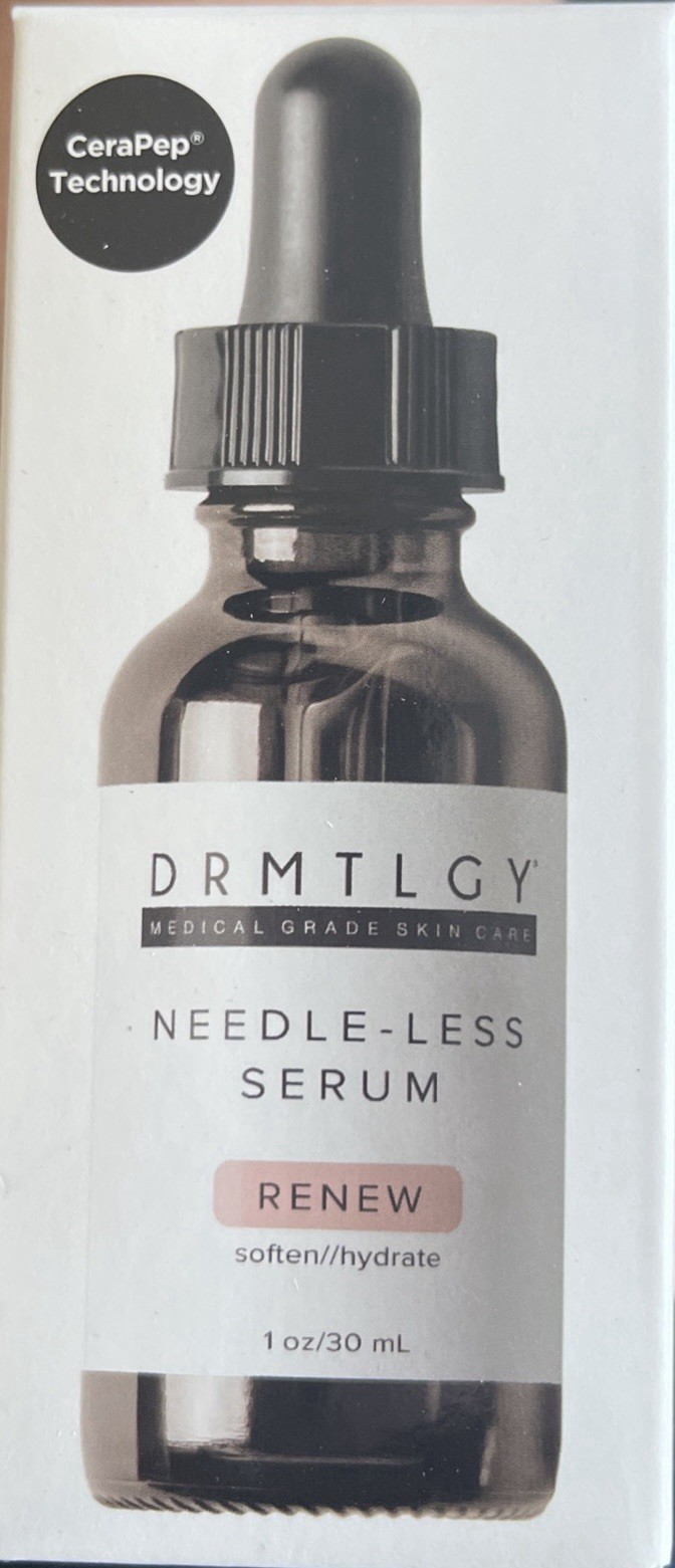 DRMTLGY Needle-Less Renew Face Serum Hydration/Wrinkles 1 oz Niacinamide-sealed