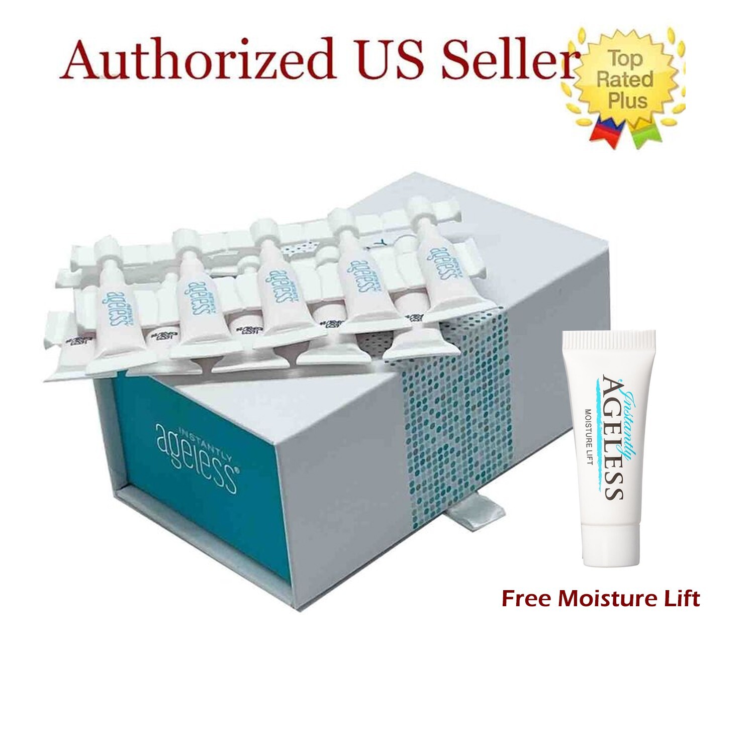 Instantly Ageless Facelift Box of 25 Vials , Exp 05/2026