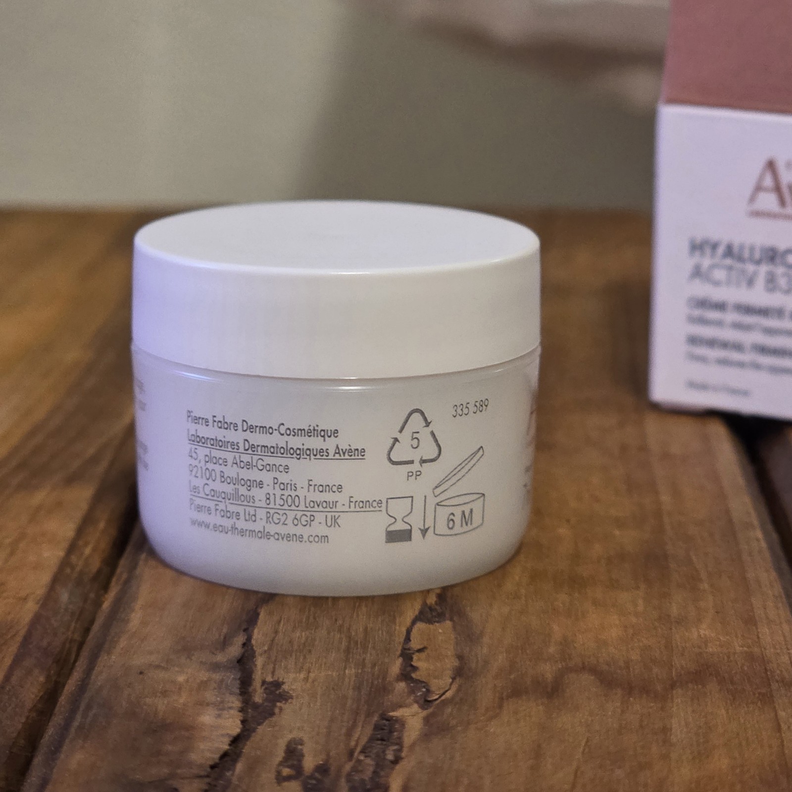 Avene NIB Hyaluronic Activ B3 Renewal Firming Cream France Sample Travel Size